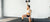 Athletic Female working out with weights 