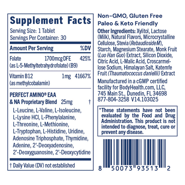 glutathione and methyl folate Methyl B12 & Folate