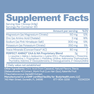 Perfect Amino Electrolytes