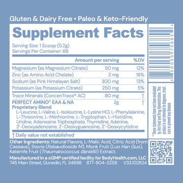 Perfect Amino Electrolytes NSF Certified for Sport