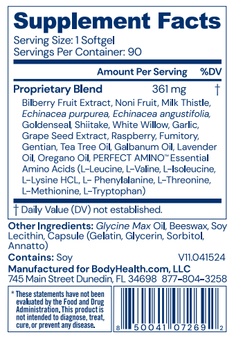 Gut Defense | anti-fungal, antibacterial, SIBO formula by BodyHealth ...