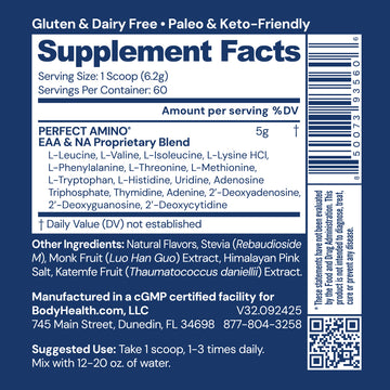 Perfect Amino Powder NSF Certified for Sport