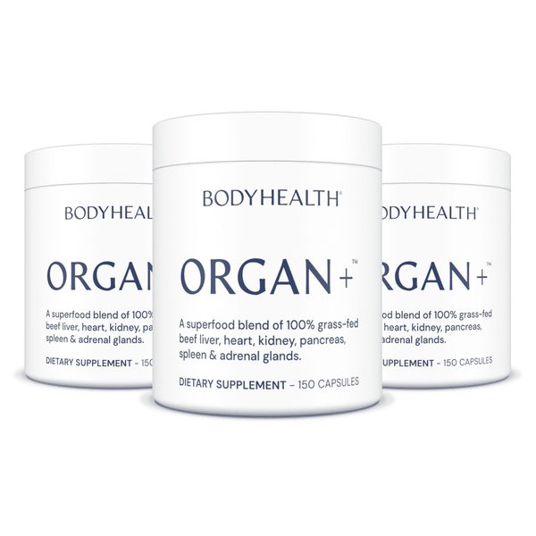 Organ+ grass-fed organ supplement by BodyHealth
