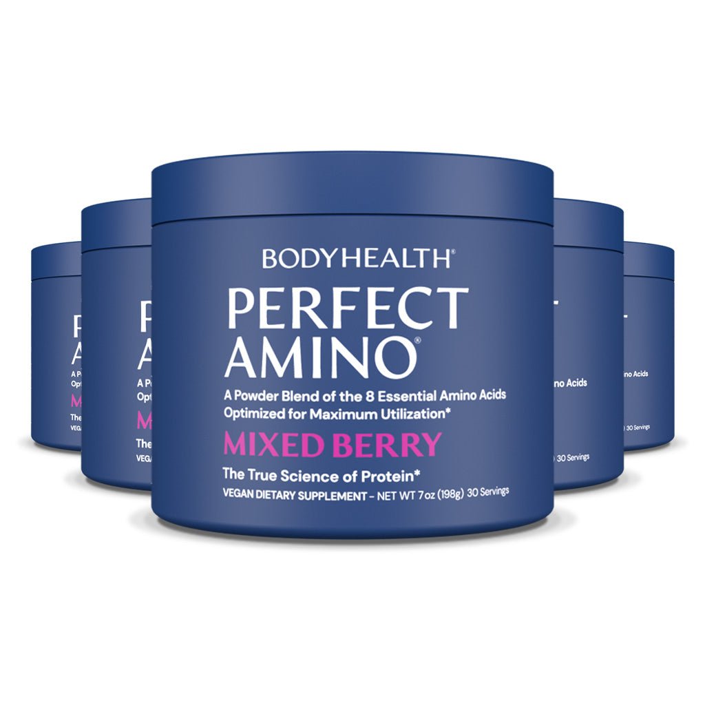 Perfect Amino Powder Mixed Berry 30 - Restock (6 Pack) | BodyHealth.com LLC
