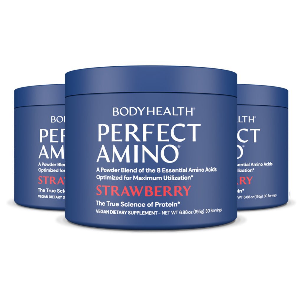 Perfect Amino Powder - SPECIAL - Strawberry (3 Pack) | BodyHealth.com LLC