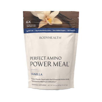 BodyHealth PerfectAmino Power Meal, Vanilla - 690 Grams BodyHealth PerfectAmino Power Meal, Vanilla - 690 Grams